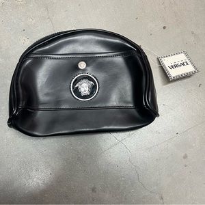 Versace Black Medusa head makeup bag not authentic but cute cute!